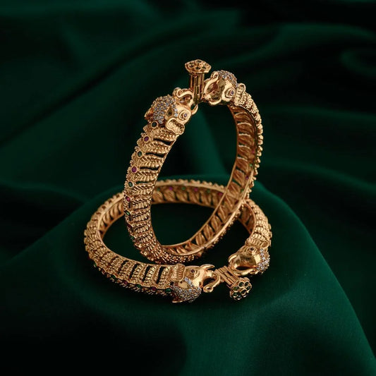 Elephant Kada Bangles - janvi