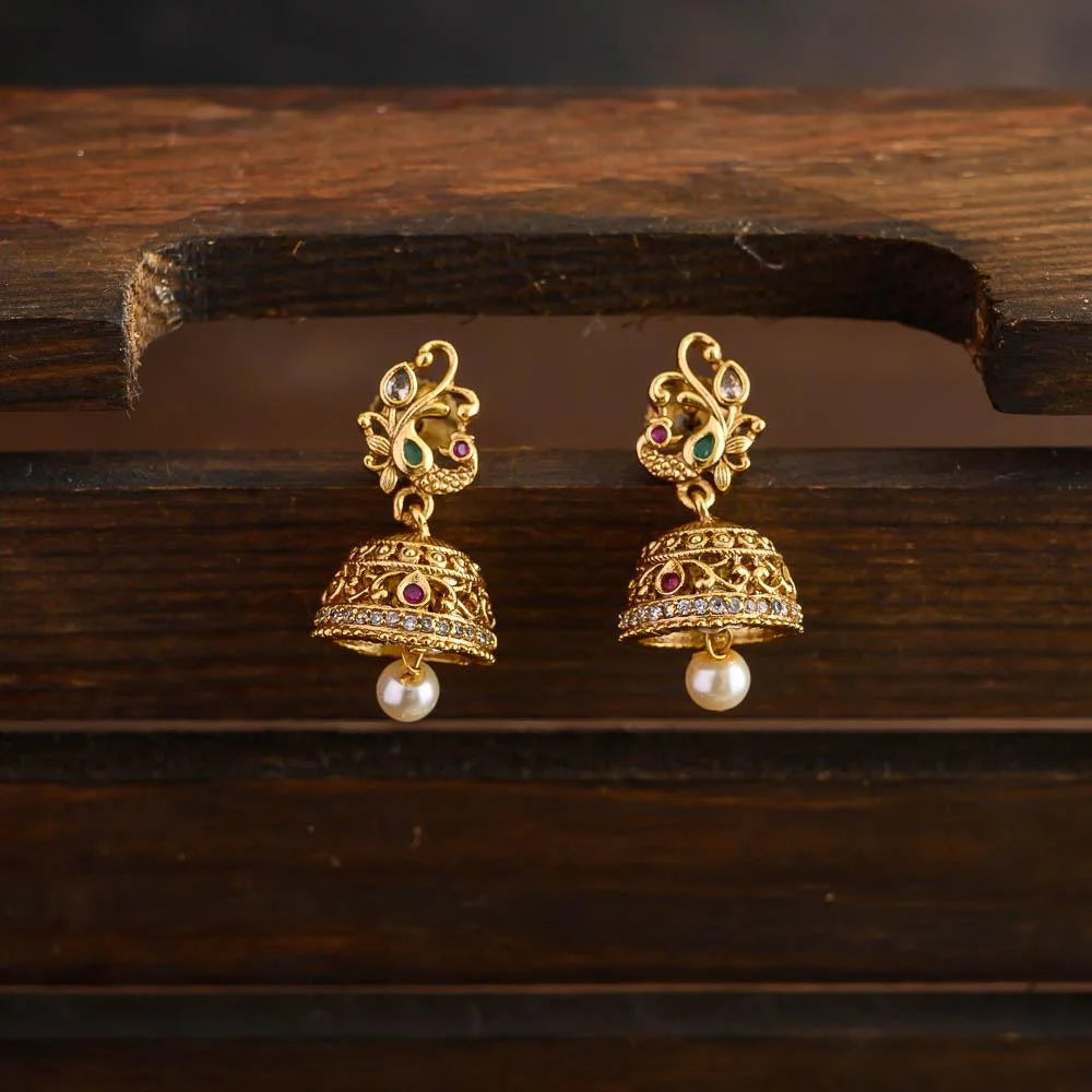 Peacock jhumka