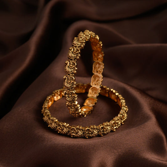 Peacock bangle