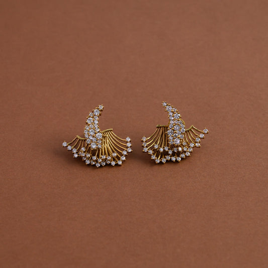 Featherington earring  - stud - Keralam - Minmini