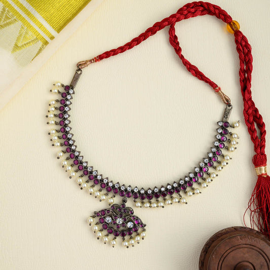 Anicham neckpiece - Black sliver
