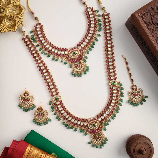 Vivaagam bridal set