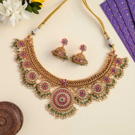 Ranchana floral neckpiece