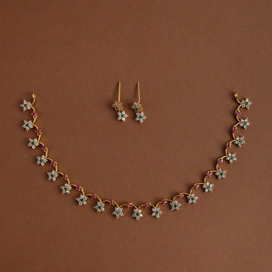 Madhavi  floral neckpiece