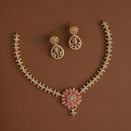 Lily Blossom party wear neckpiece