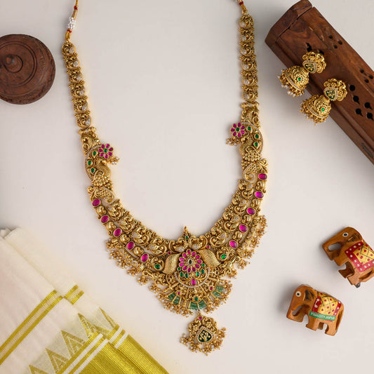 Ratana peacock bridal haaram