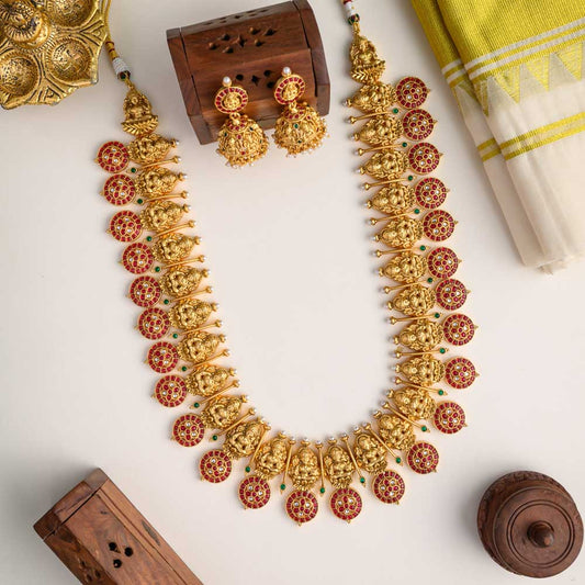 Lakshmi floral bridal haaram