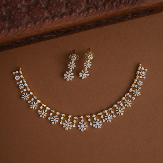 Zara floral neckpiece