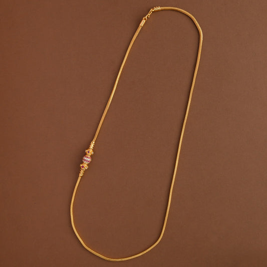Impon Ruby Balled Mugapu Chain