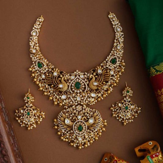 Helene Peacock Neckpiece - Nita