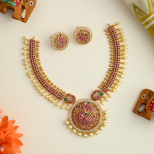 Peacock Neckpiece