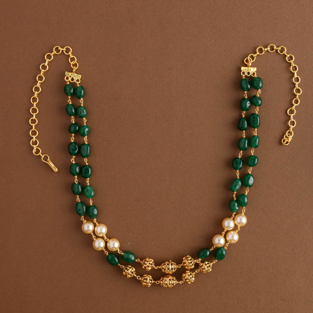 Angaraka Emerald balled Chain