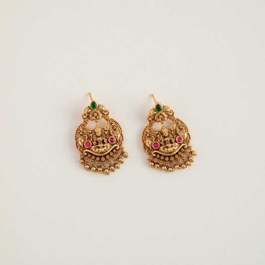 Aishwarya Lakshmi Emerald Ruby Earring