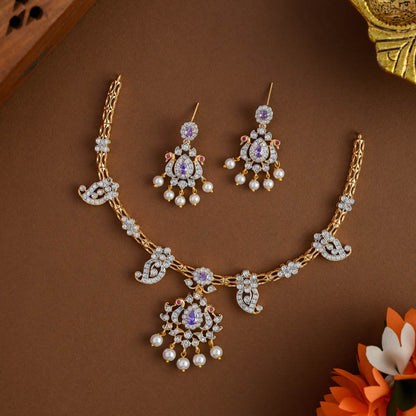 Mystira Violet Neckpiece