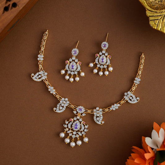Mystira Violet Neckpiece