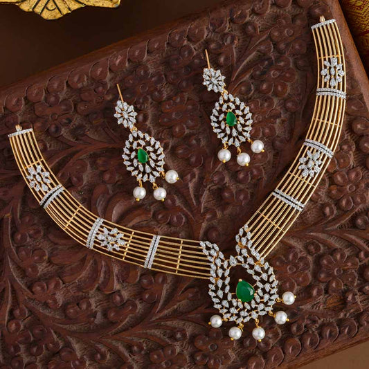 Pearl Leaf - Neckpiece