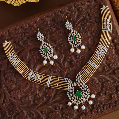 Pearl Leaf - Neckpiece