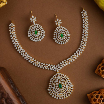 Diamond Ivy Neckpiece