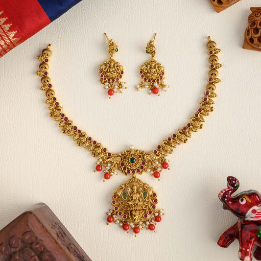 Angaraka  lakshmi neckpiece