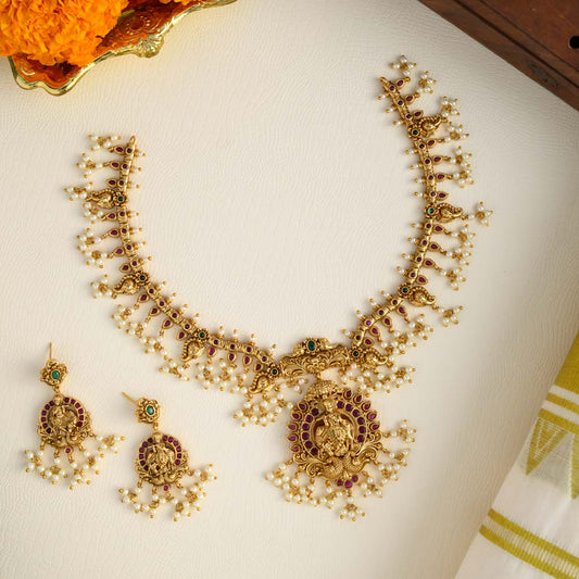 Krishner guttapusalu neckpiece