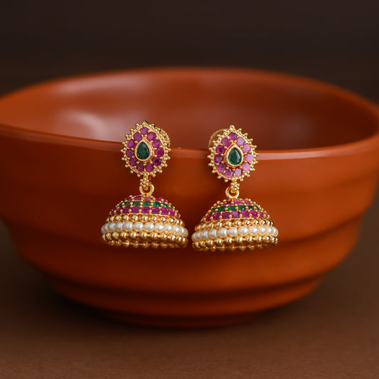 Traditional Impon jhumka