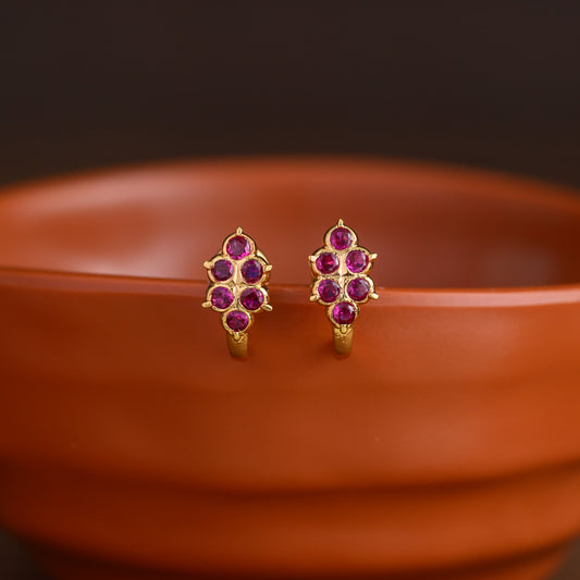 Impon earstud - Ruby