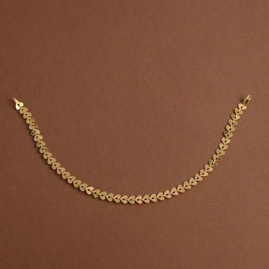 ponmani leaf neckpiece