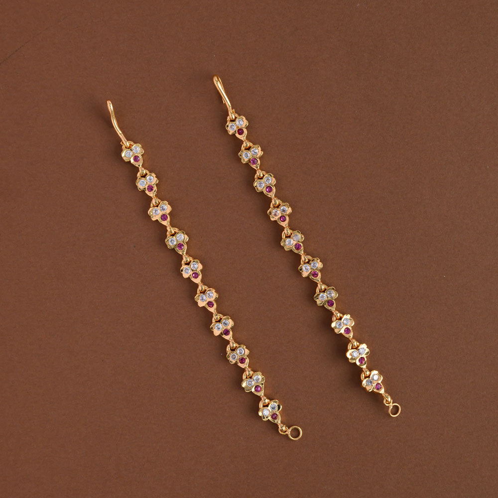 Straight maatal earchain – Made For Hers
