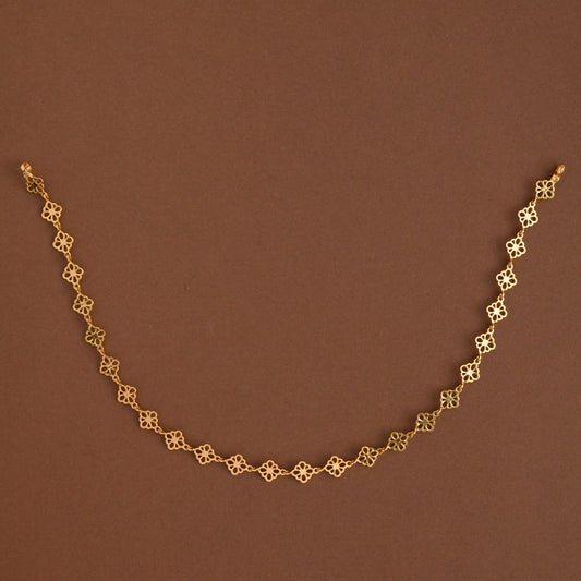 Floral ponmani neckpiece