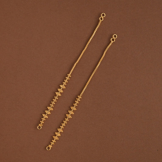 Straight / Suthu mattal earchain