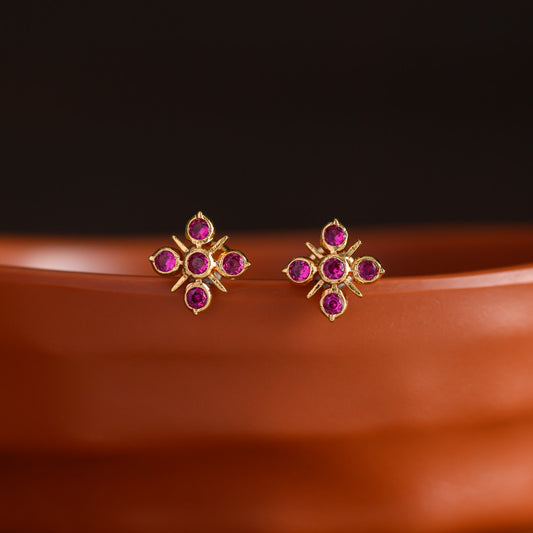 Impon earstud - Ruby