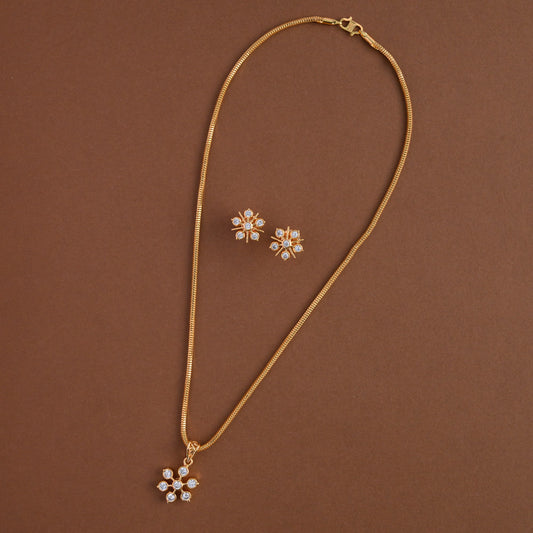 Impon floral neckpiece