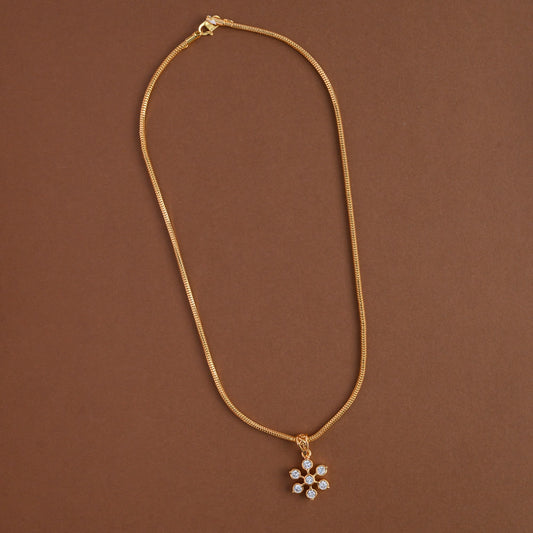 Impon floral neckpiece