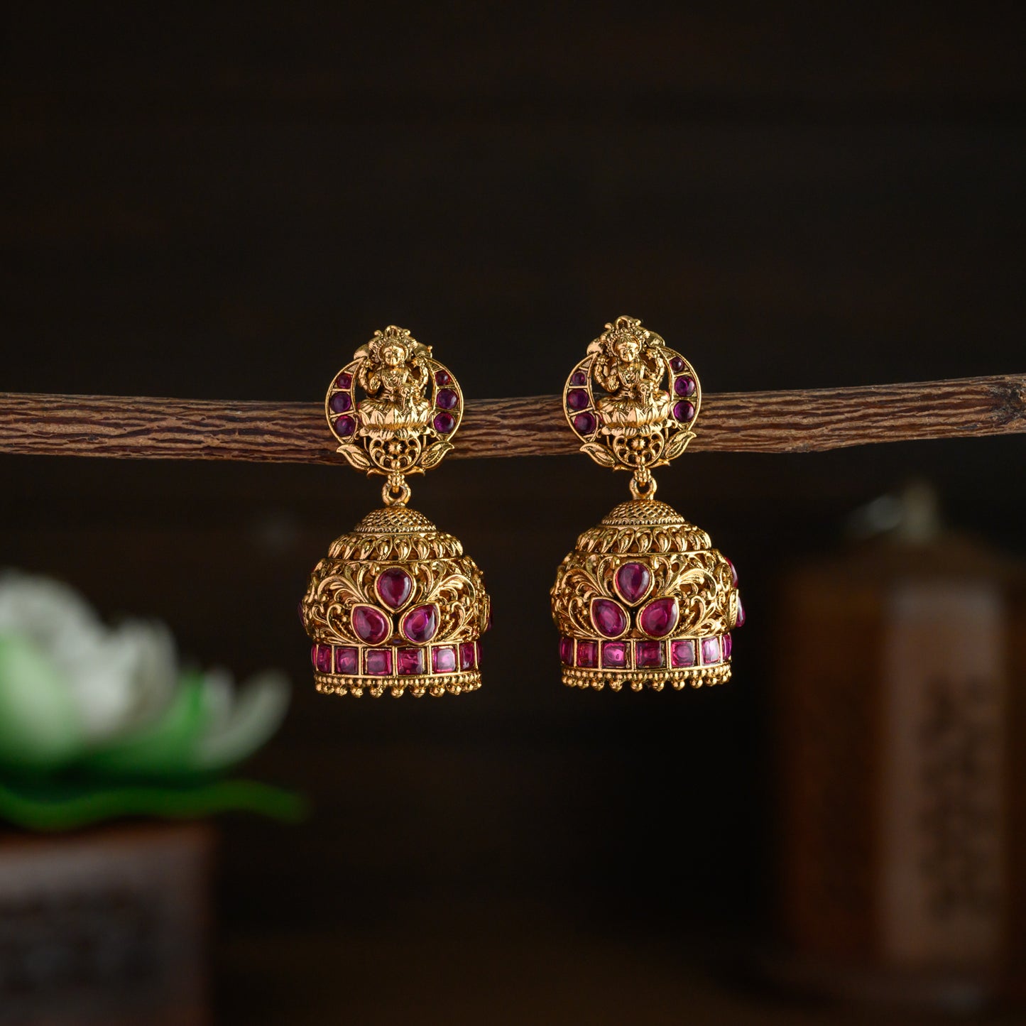 Lakshmi jhumkas