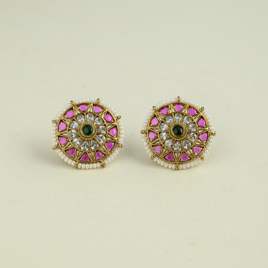 Kamatchi Earstud - Mehandi finish