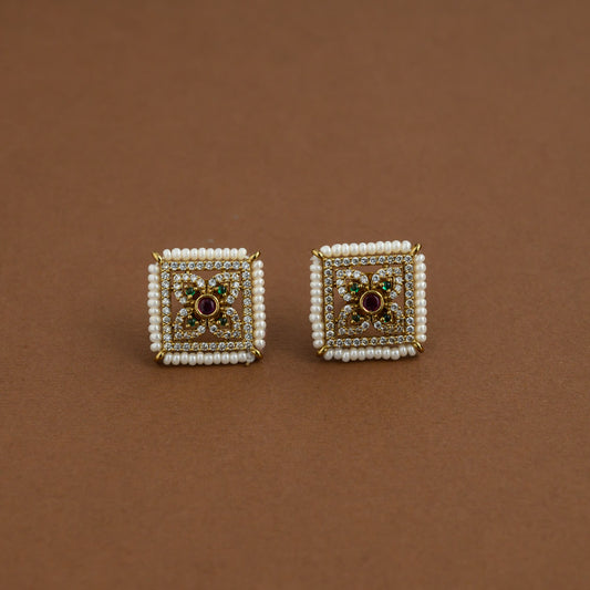 Kamatchi Earstud - Mehandi finish