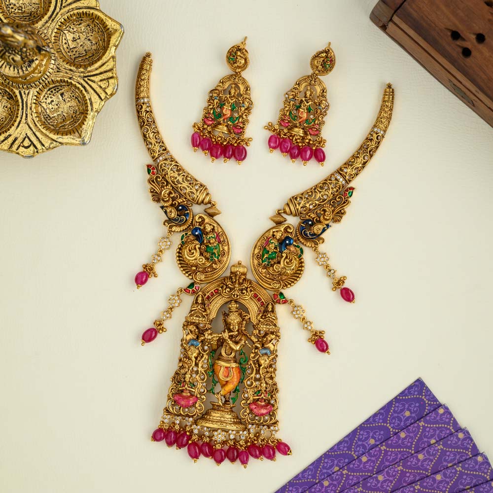 Radha krishnan hasli Neckpiece