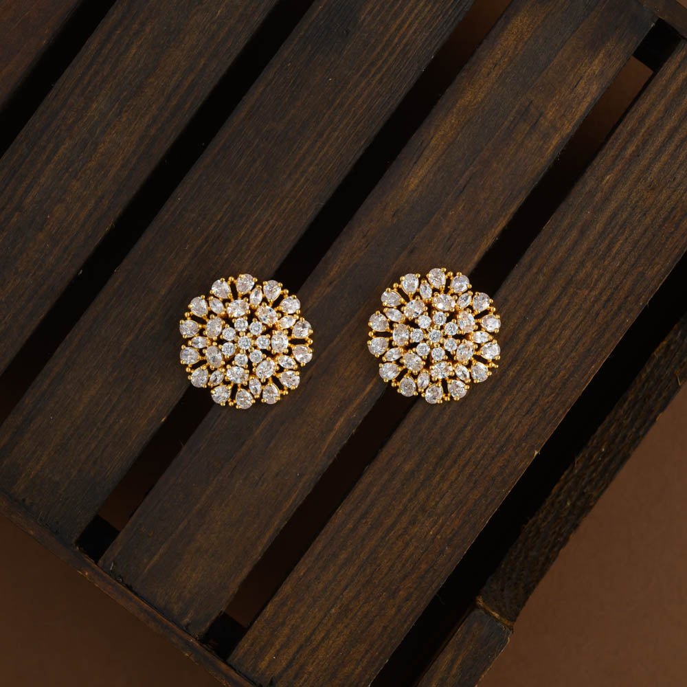 Impon floral earstud