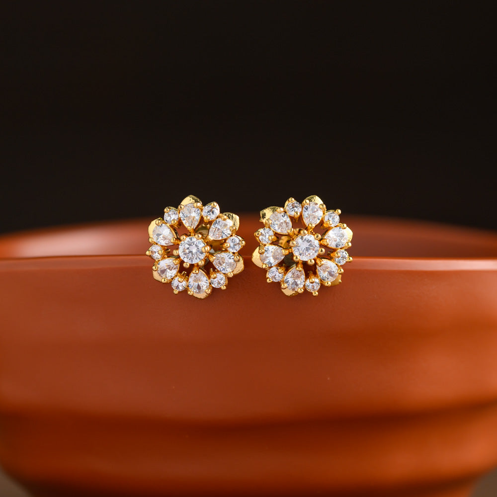 Impon  floral earstud