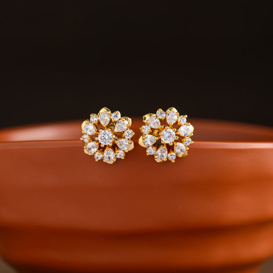 Impon  floral earstud