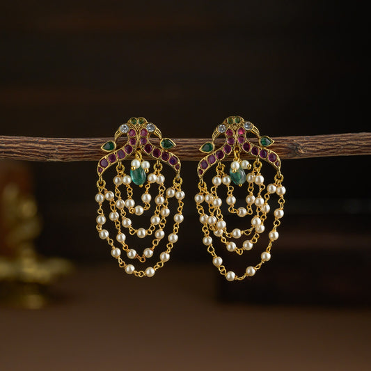 Peacock Statement earring