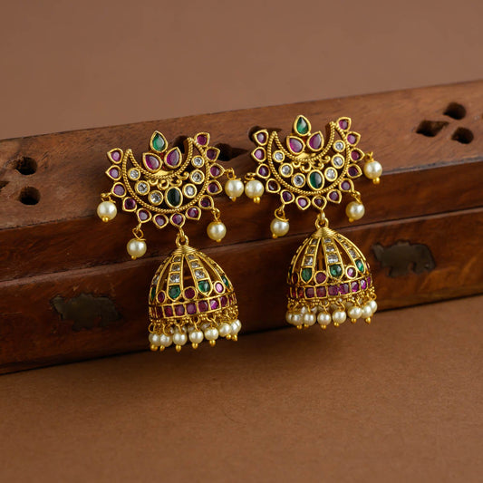 Chandbali Jhumkas