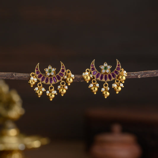 Half moon earring