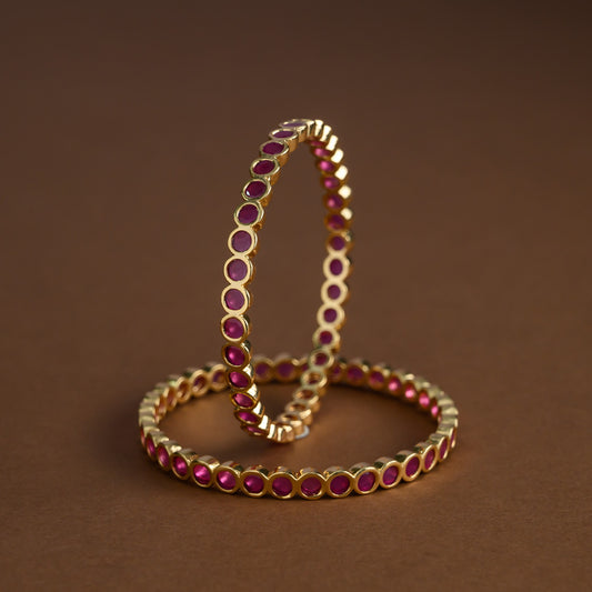 Ruby bangle - Anu