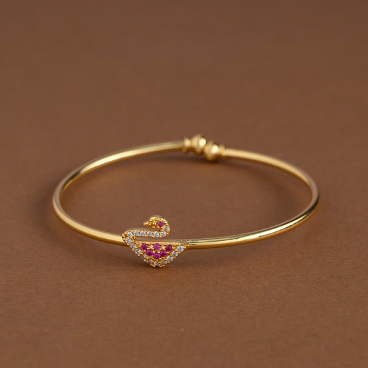 Bracelet - ruby with white - Anu