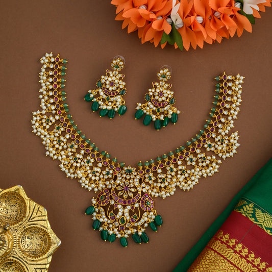 Guttapusalu Neckpiece - Rashmika