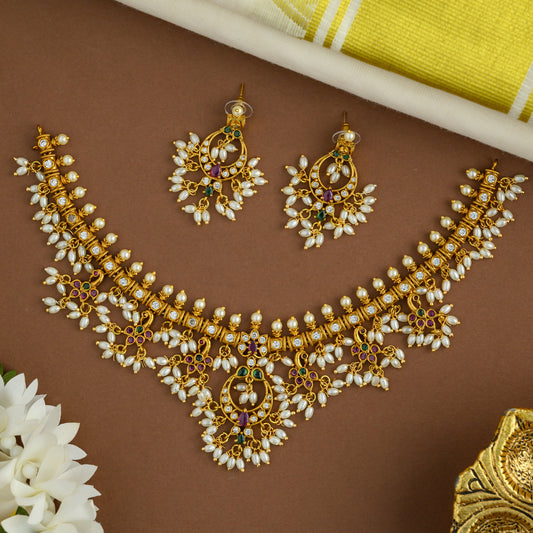 Guttapusalu Neckpiece - Rashmika