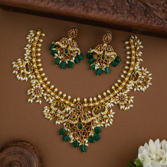 Guttapusalu Neckpiece - Rashmika