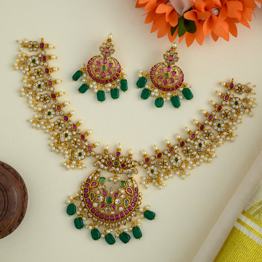Guttapusalu neckpiece - Rashmika