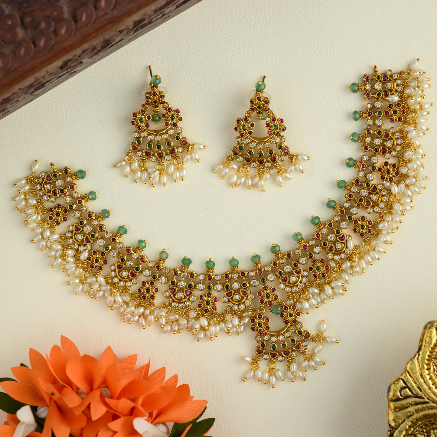 Guttapusalu Neckpiece - Rashmika